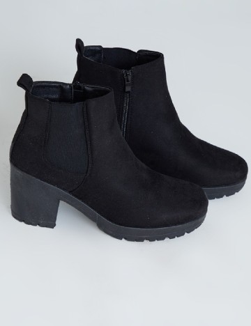 Botine PrettyLittleThing, negru