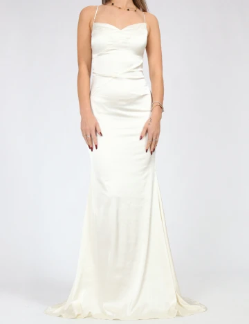 Rochie lunga SHEIN, ecru