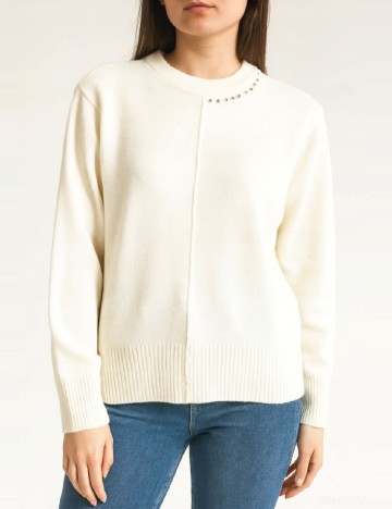 
						Bluza Oversize SHEIN, ecru