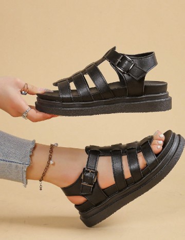 
						Sandale SHEIN, negru