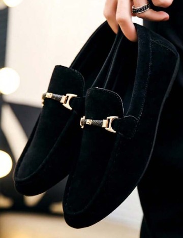 
						Mocasini SHEIN, negru