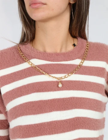 Pulover SHEIN, roz pudra