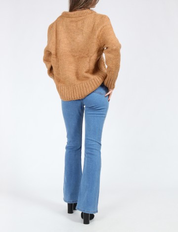 Pulover Oversize SHEIN, maro