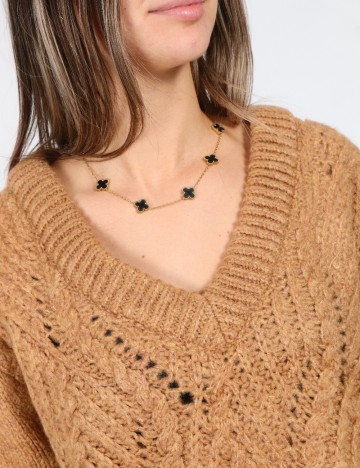 Pulover Oversize SHEIN, maro