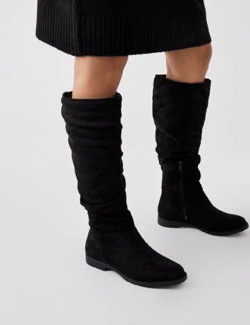 
						Cizme PrettyLittleThing, negru