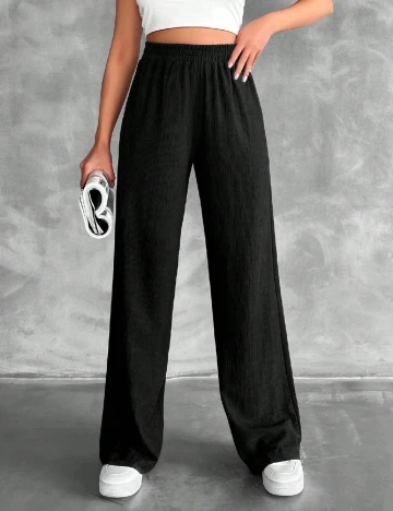 Pantaloni SHEIN, negru