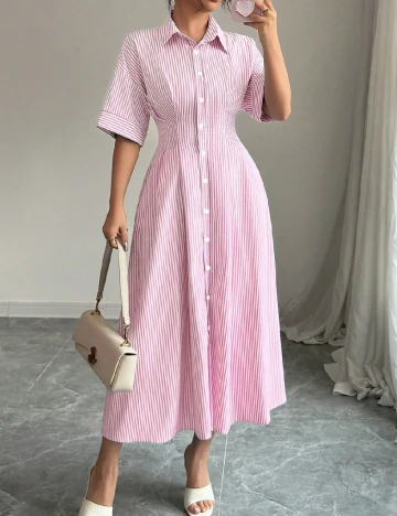 Rochie medie SHEIN, roz