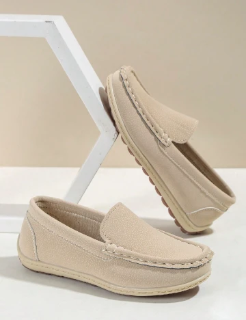 Mocasini Shein Kids, bej