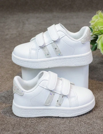 Adidasi Shein Kids, alb