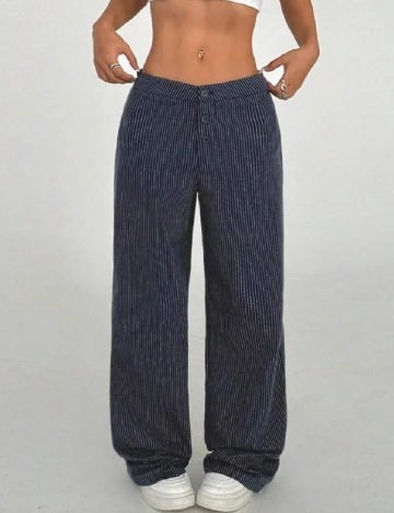 Pantaloni SHEIN, bleumarin