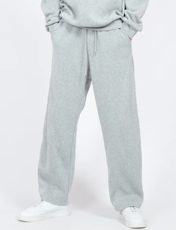 Pantaloni SHEIN, gri deschis