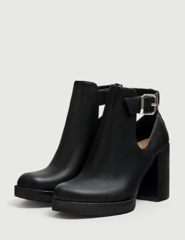 Botine Pull&Bear, negru