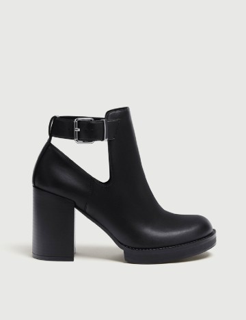 Botine Pull&Bear, negru