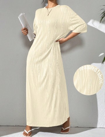 
						Rochie lunga SHEIN, ecru