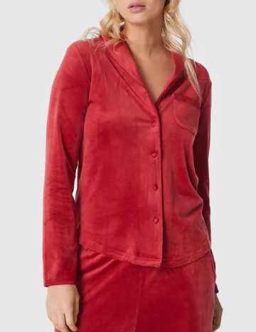 
						Camasa pijama Triumph, rosu