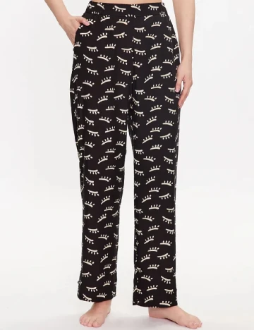 Pantaloni de pijama Triumph, negru