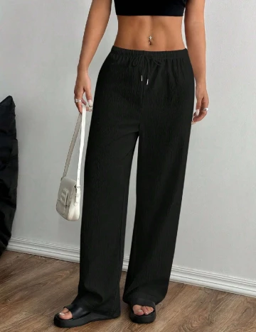 Pantaloni SHEIN, negru