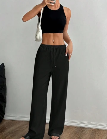 Pantaloni SHEIN, negru