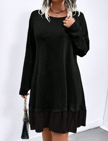 Rochie scurta SHEIN CURVE, negru