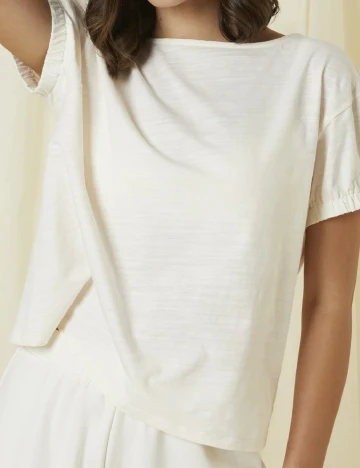 Tricou Triumph, ecru