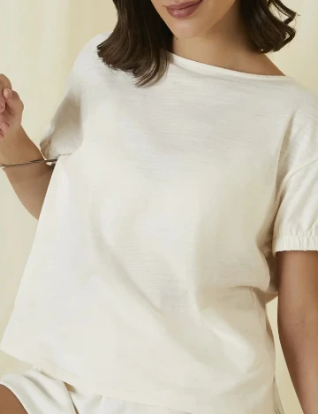 Tricou Triumph, ecru