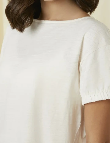 Tricou Triumph, ecru