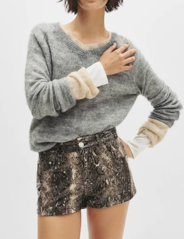 Pantaloni scurti Pull&Bear, animal print