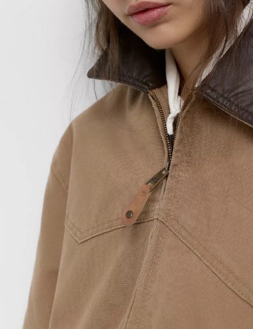 Jacheta Pull&Bear, maro deschis