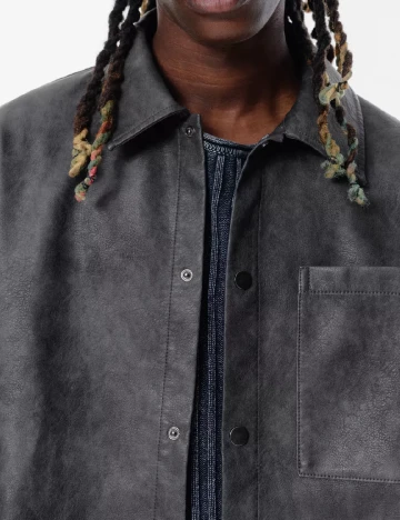 Jacheta Pull&Bear, gri inchis