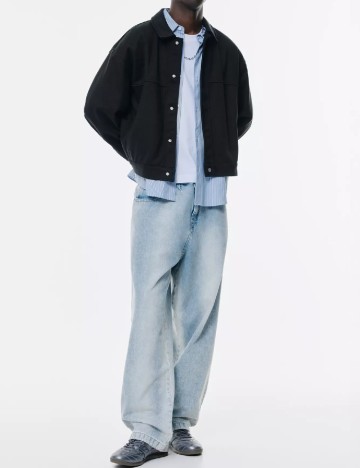 Jacheta Pull&Bear, negru