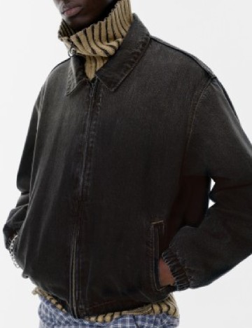 Jacheta Pull&Bear, negru