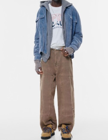 
						Jacheta Pull&Bear, albastru