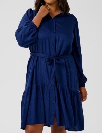 Rochie scurta Kaffe, albastru