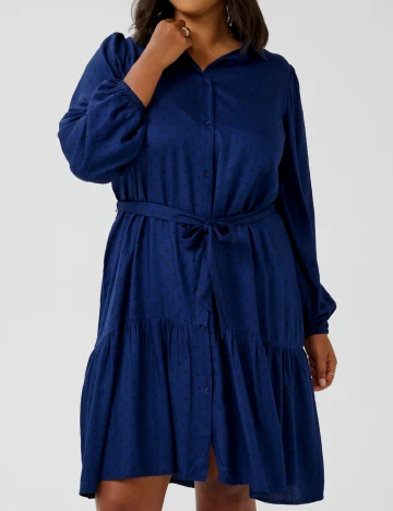 Rochie scurta Kaffe, albastru