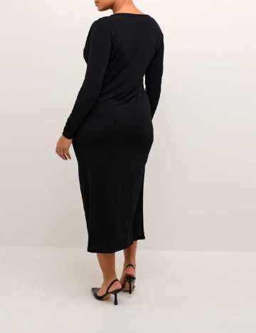 Rochie medie Kaffe Curve, negru