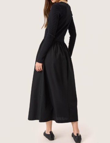Rochie lunga Soaked In Luxury, negru
