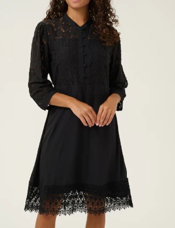 Rochie medie Cream, negru