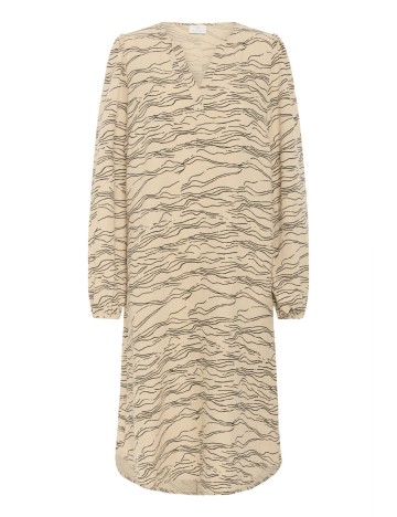 Rochie medie Kaffe, crem