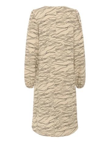 Rochie medie Kaffe, crem