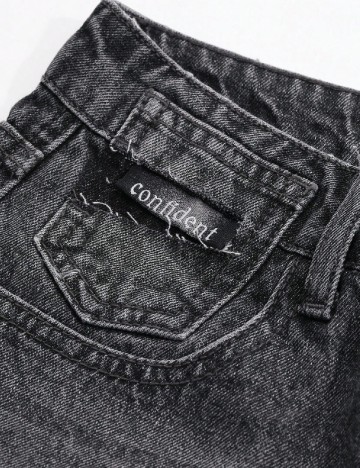 Blugi Dazy, gri inchis