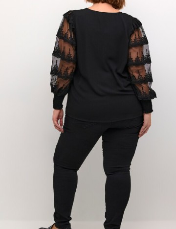 Bluza Kaffe Curve, negru