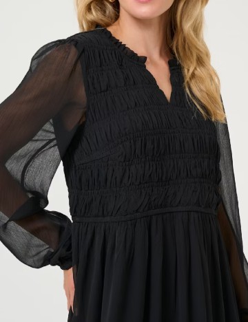 Rochie lunga Kaffe, negru