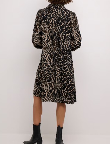 Rochie medie Culture, animal print