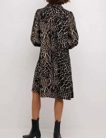 Rochie medie Culture, animal print