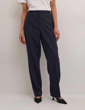 Pantaloni Kaffe, bleumarin inchis