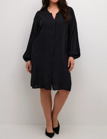 Rochie scurta Kaffe Curve, negru