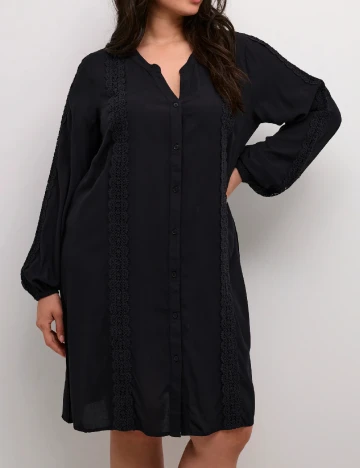 Rochie scurta Kaffe Curve, negru