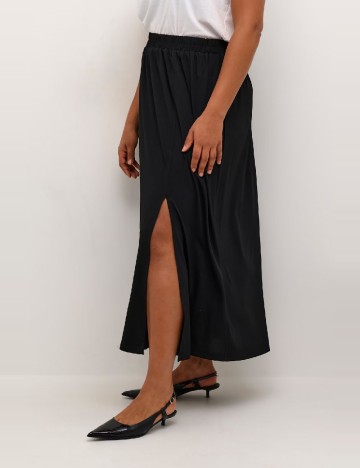 Fusta Kaffe Curve, negru