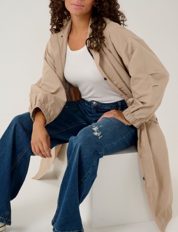 Geaca de ploaie Culture, crem