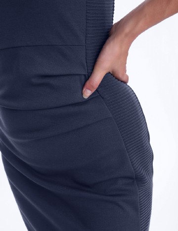 Rochie scurta Kaffe, bleumarin